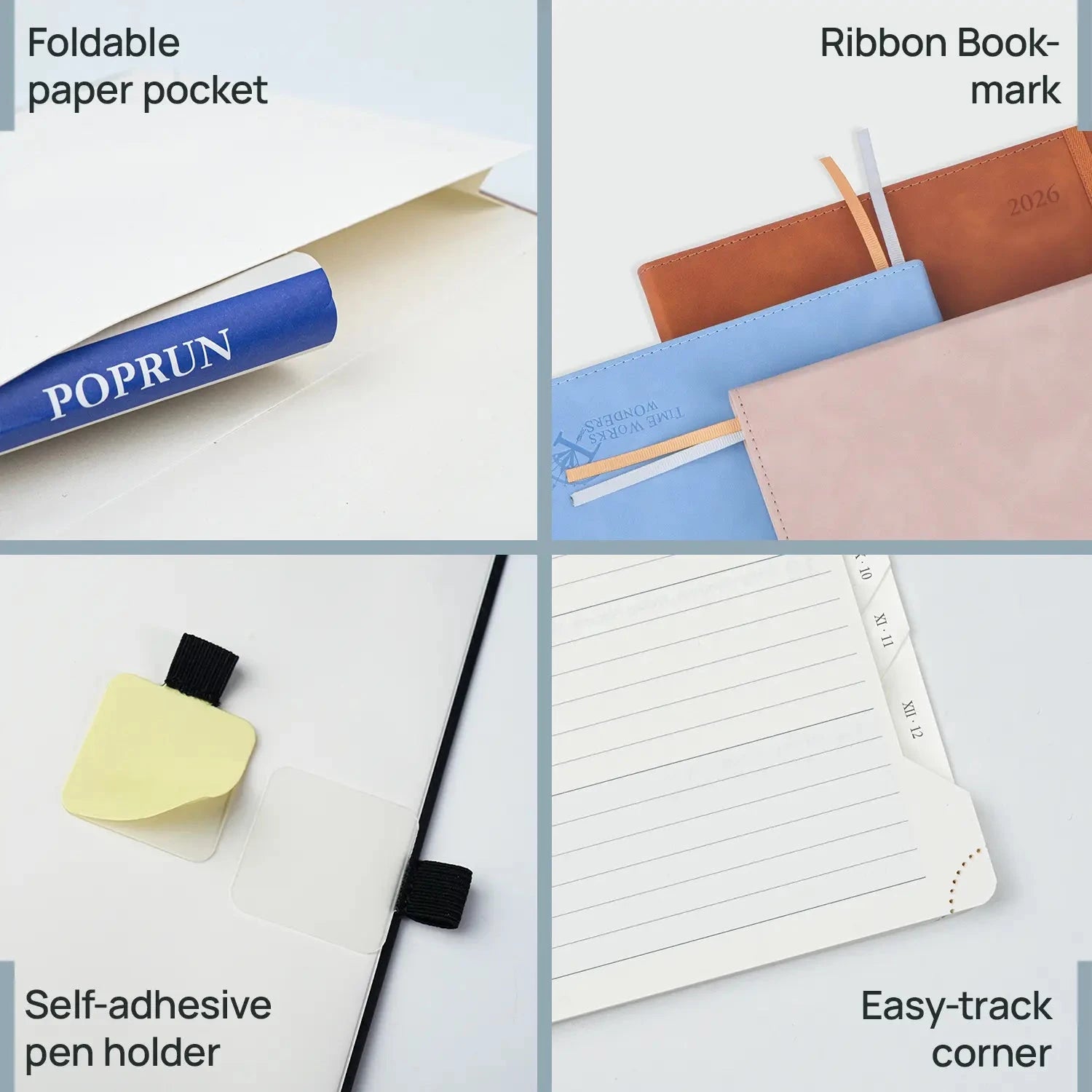 EU Large Size Weekly Planner 2026 Neo Color Calendar Planner