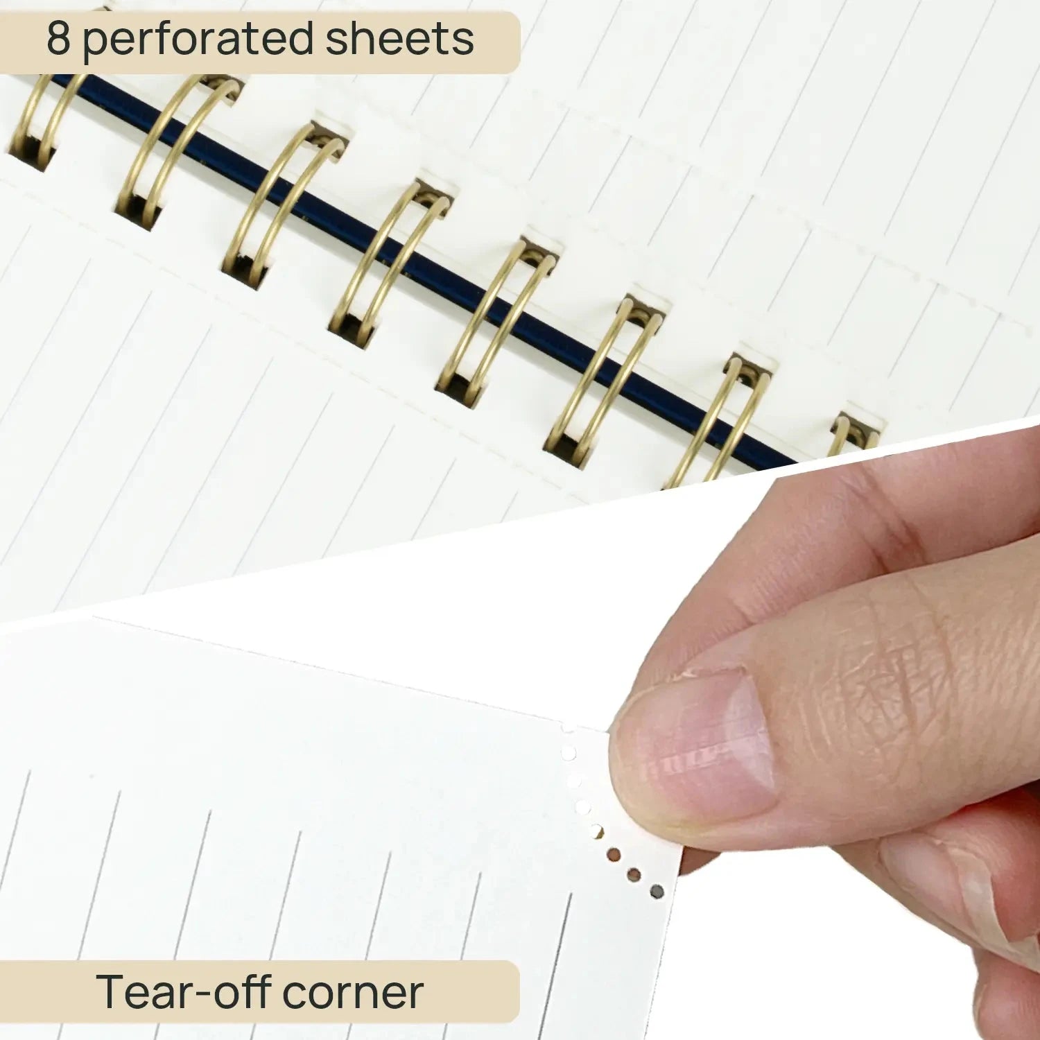 EU A5 Lined Spiral Journal Notebook - Red